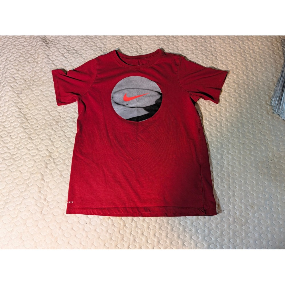 Nike Kids Red Dri-FIT Athletic Cut Graphic T-Shirt XL 894154-687